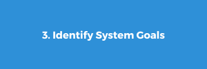 3. Identify System Goals