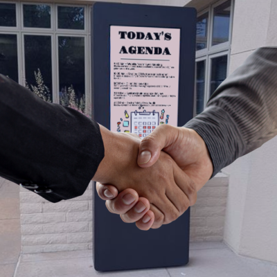 partnership digital signage real-time communications