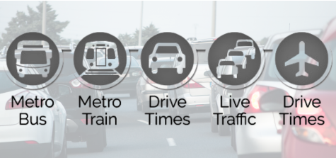 Navigo TransitAccess transit information display
