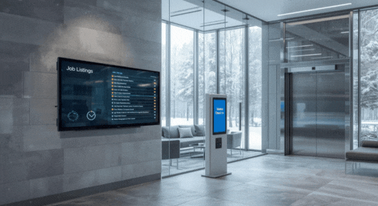 digital signage for recruiting and job posting