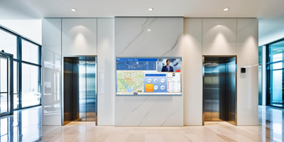 navigo digital signage proptech class a building renovations