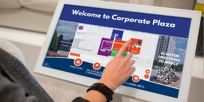 navigo digital signage proptech class a building renovations corporate offices
