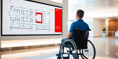 navigo hospital wayfinding digital signage