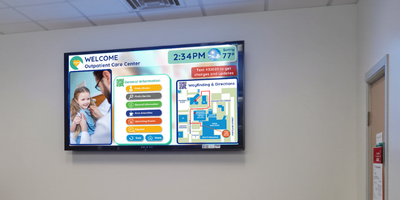 navigo hospital wayfinding digital signage patient experience