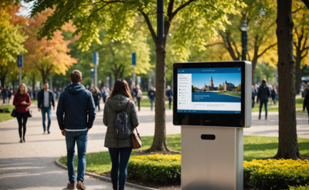 campus proptech digital signage systems by navigo