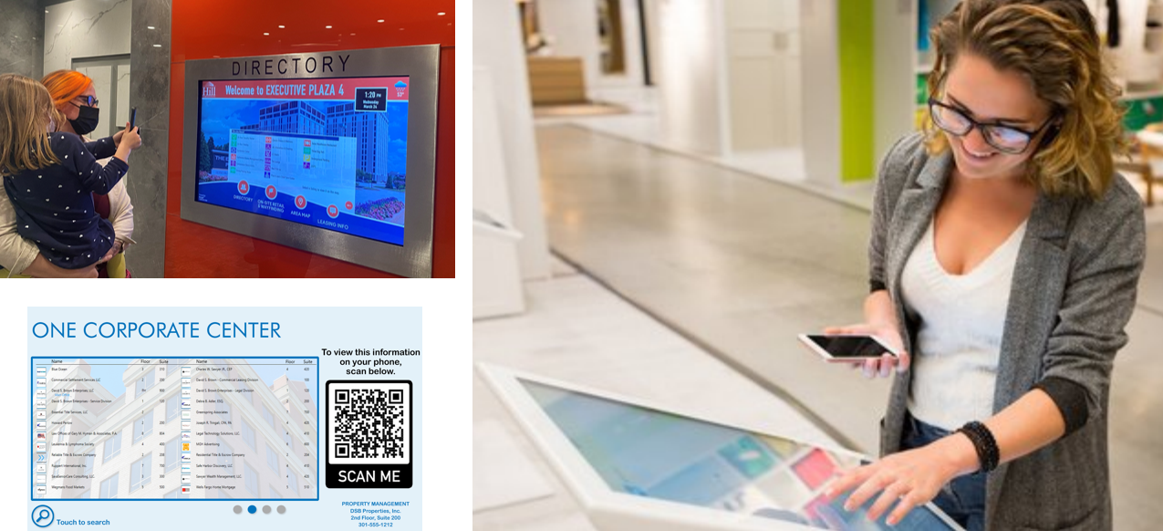 commercial digital touchscreen sign