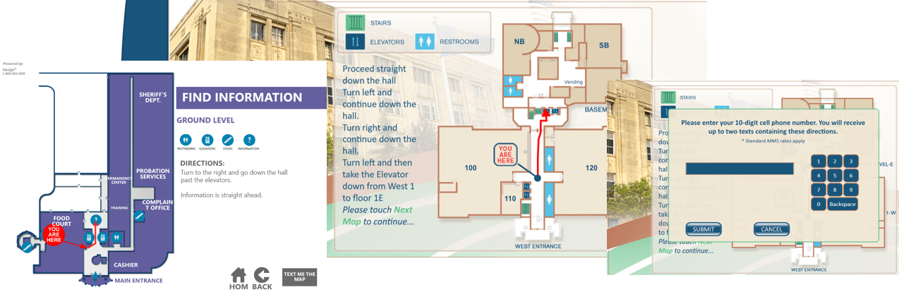 courthouse wayfinding maps