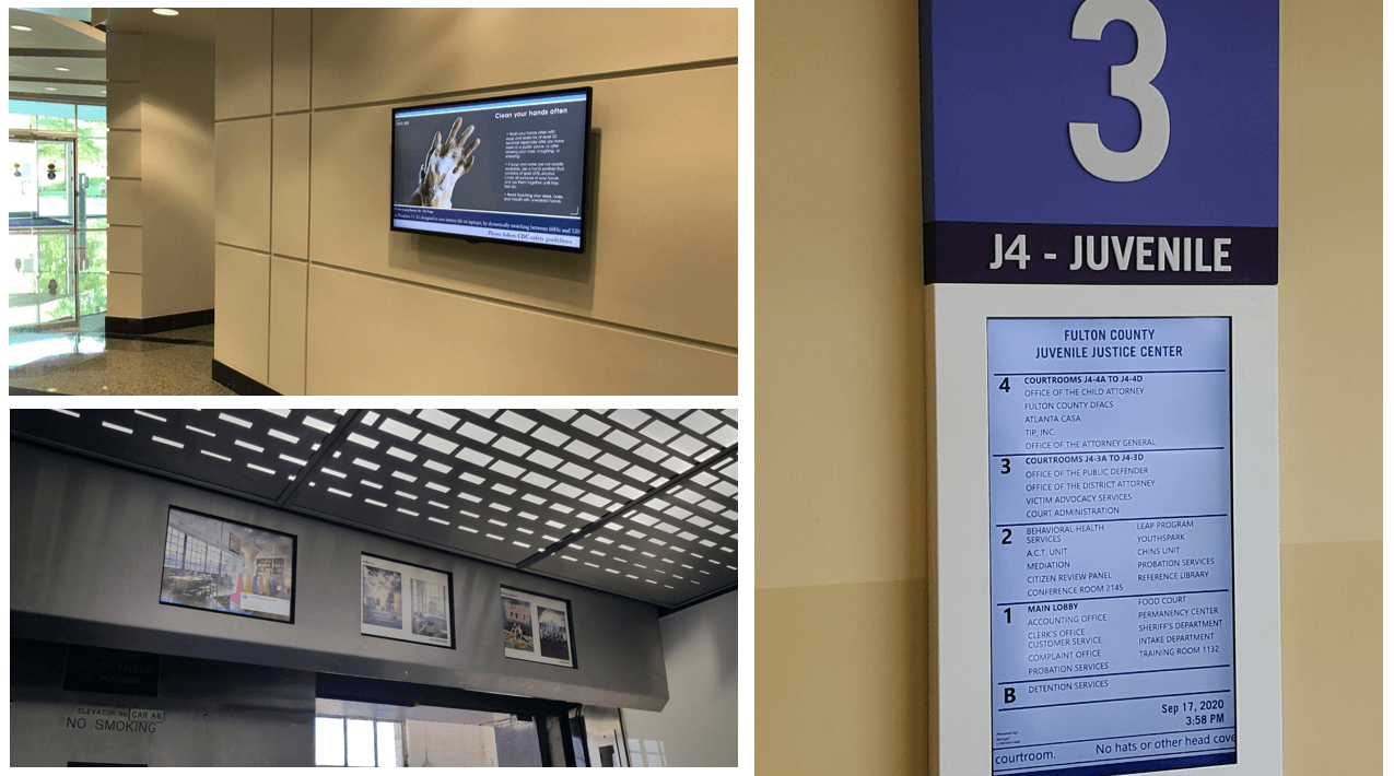 courthouse digital signage