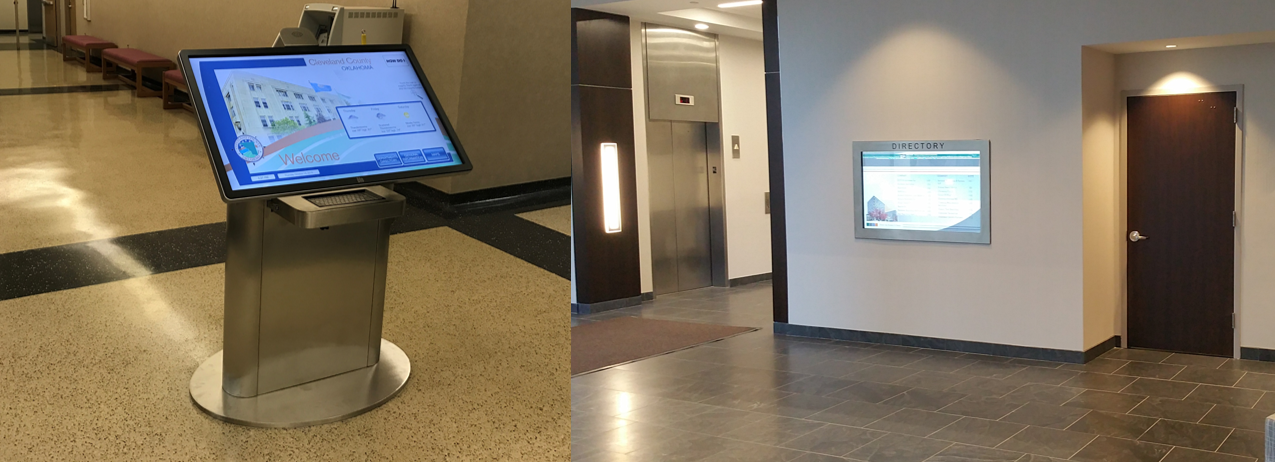 courthouse touchscreen kiosks