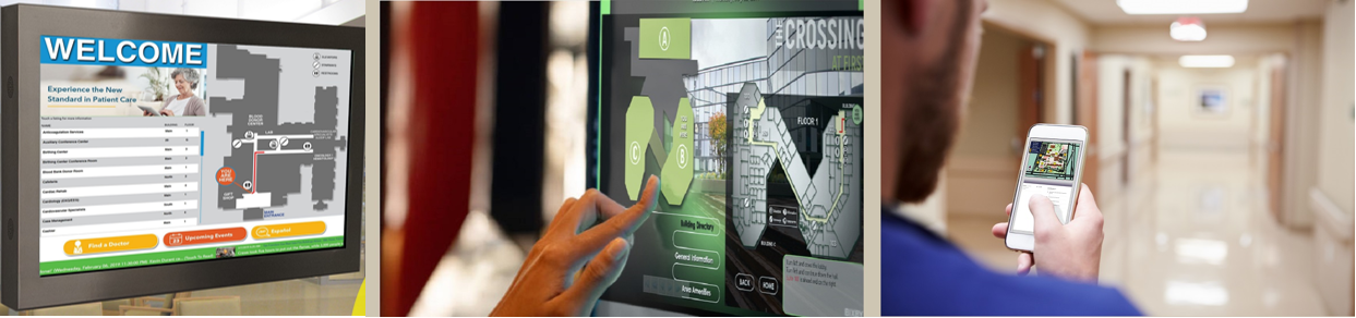 hospital digital wayfinding system