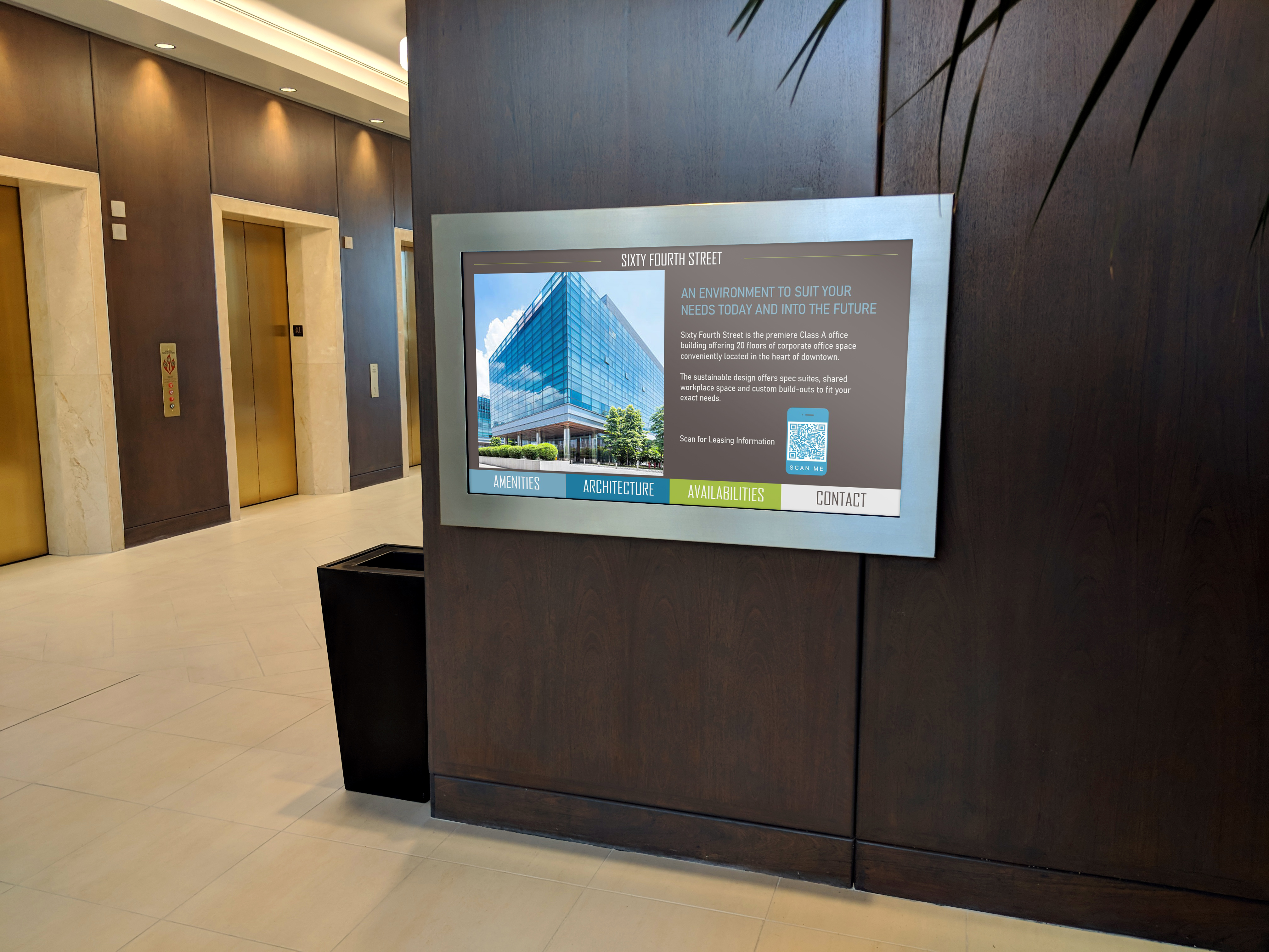 digital signage for corporate communications