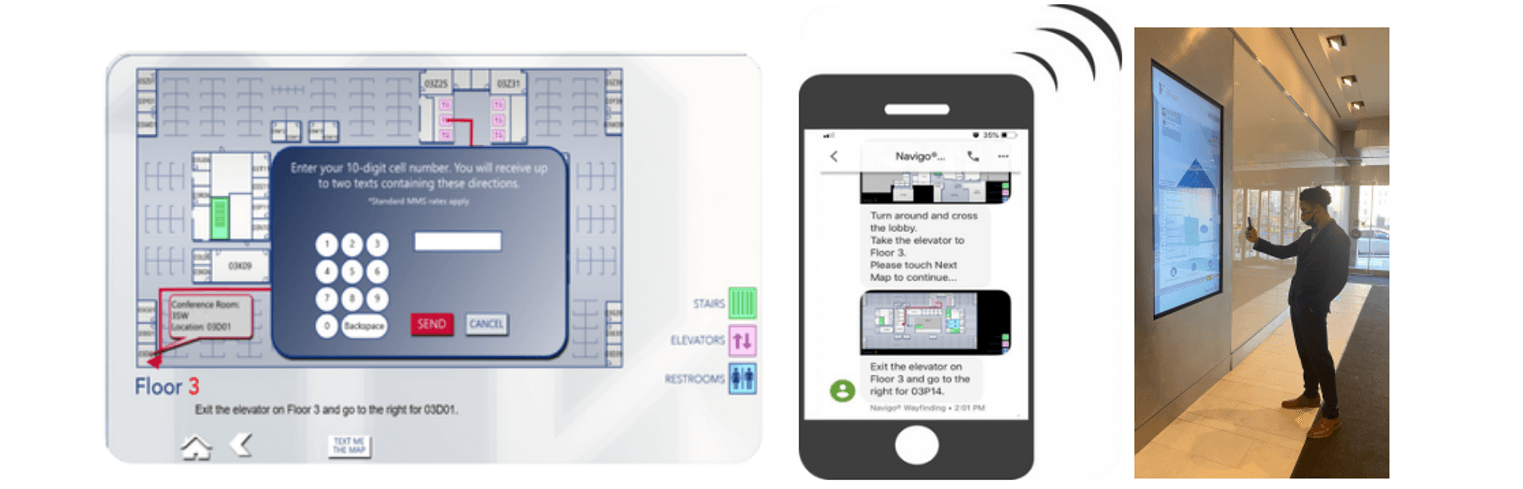 qr code map delivery wayfinding 