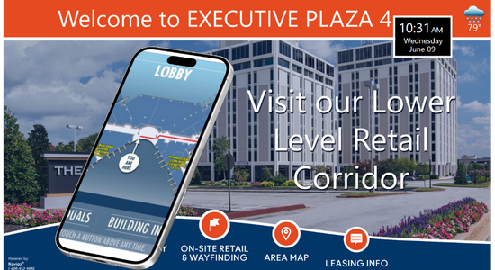 Navigo Digital Signage with TransitAccess Proptech
