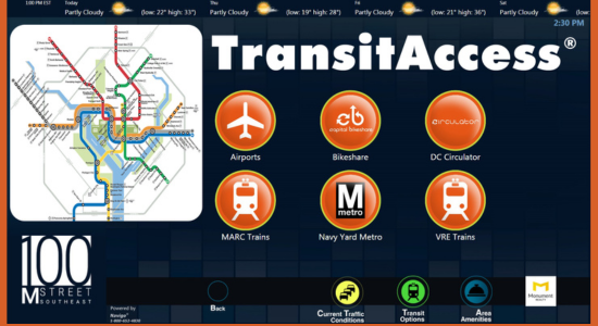 TransitAccess PropTech for commercial property digital signage