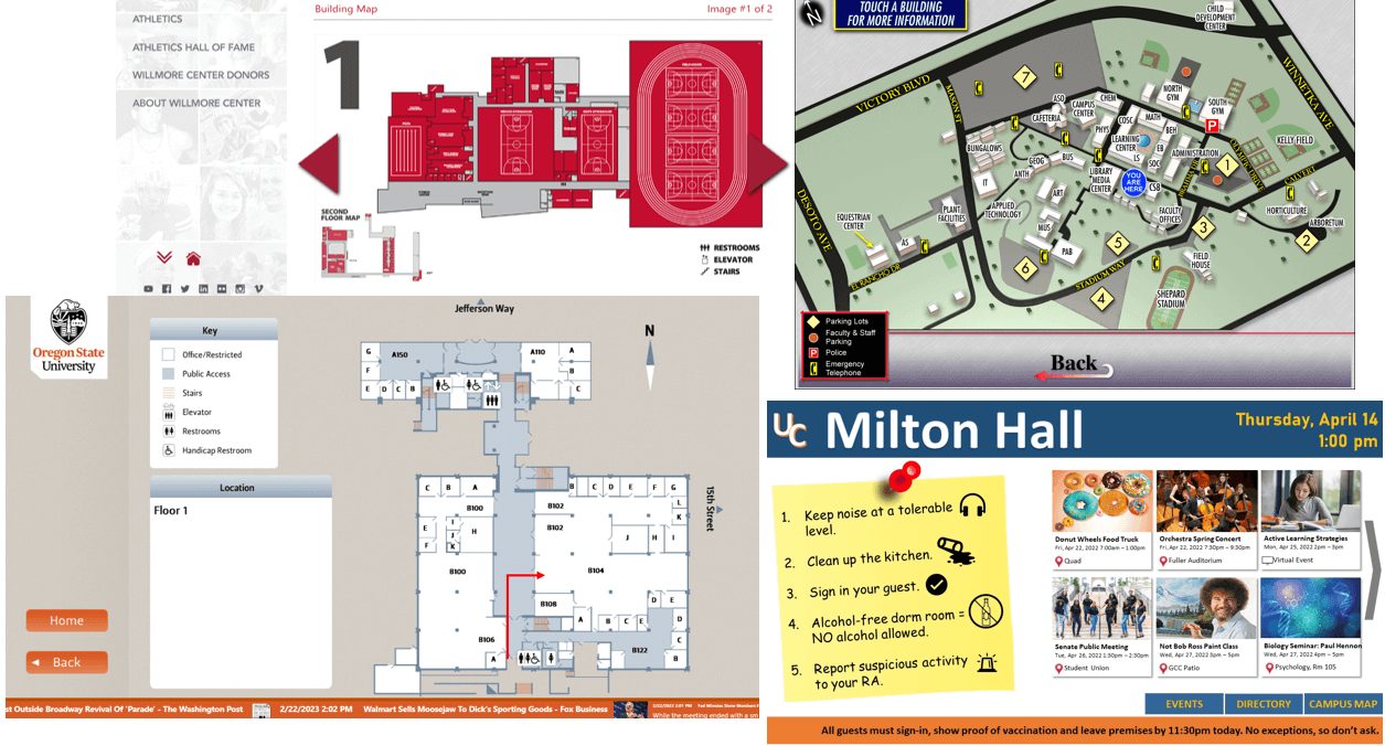 digital wayfinding for schools