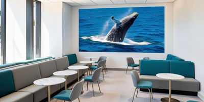 Shinrin-yoku video wall installation