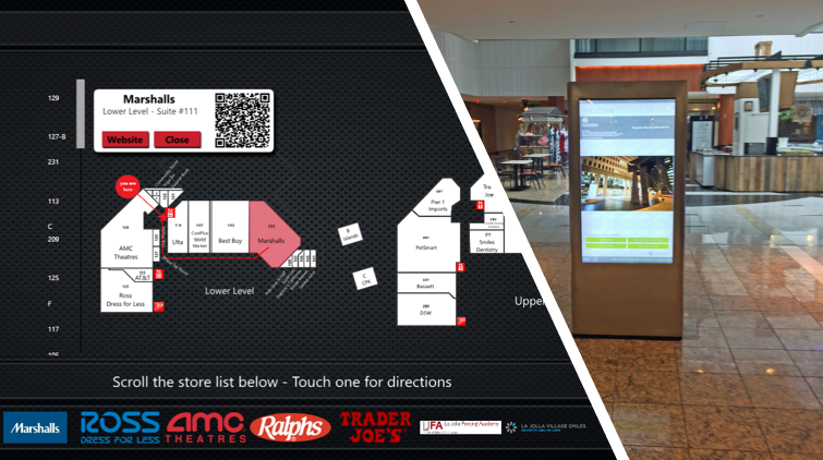touchscreen wayfinding