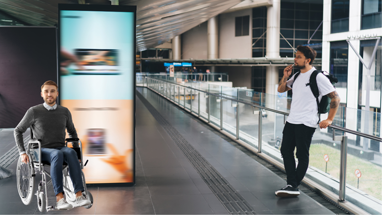 ADA and 508 Compliant Digital Signage by Interactive Touchscreen Solutions powered by Navigo