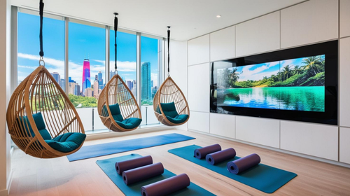 Navigo digital signage proptech for smart buildings CREPM fitness amenities