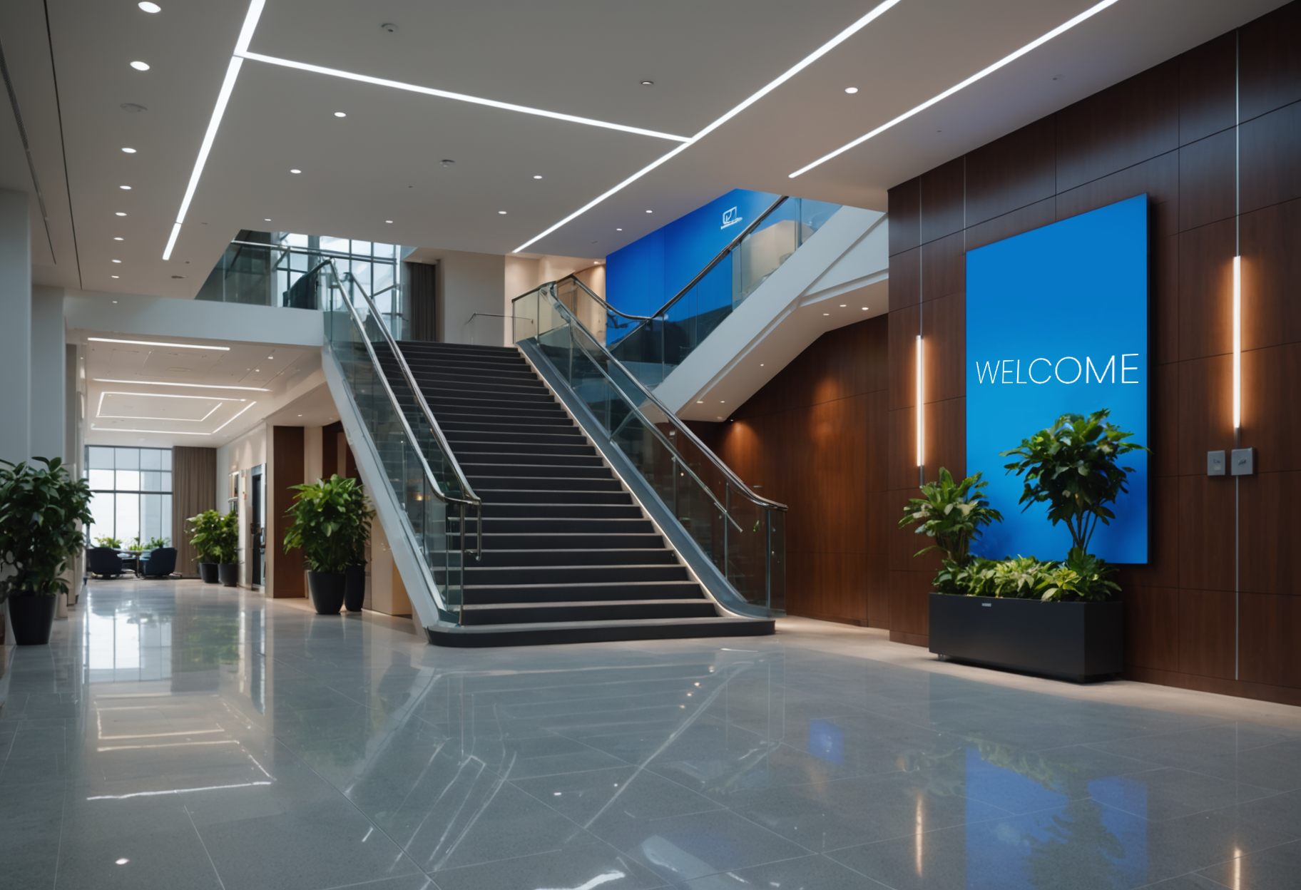 digital signage for corporate communications