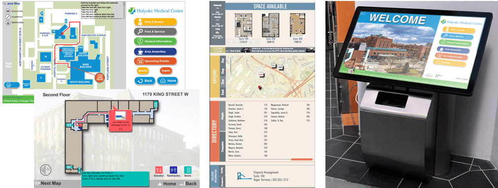 digital wayfinding maps for digital signage